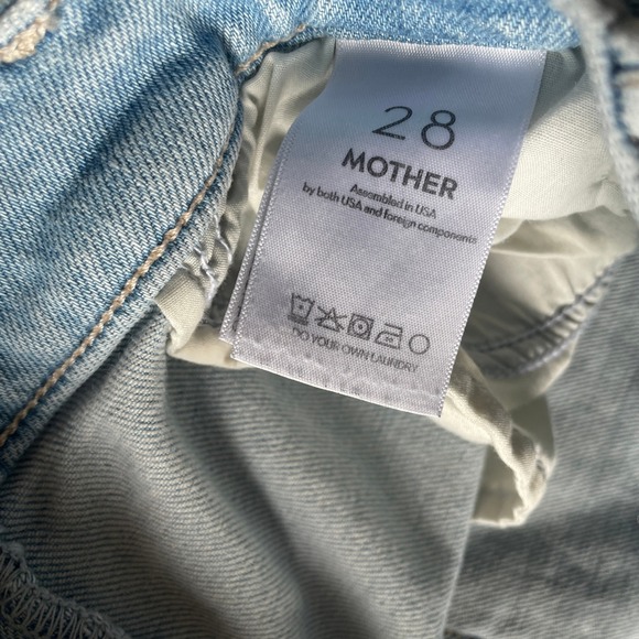 Mother The Huster Roller Flood Jeans Cherie Cherie Size 28‎ - Picture 7 of 16